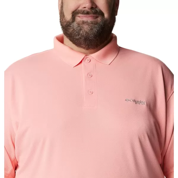 Columbia Mens Perfect Cast Polo ShirtRelaxed Fit Sorbet