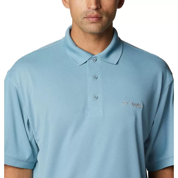 Columbia Mens Perfect Cast Polo ShirtRelaxed Fit Storm
