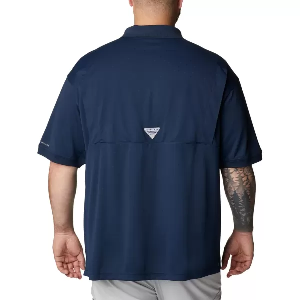 Columbia Mens Perfect Cast Polo ShirtTall Collegiate Navy