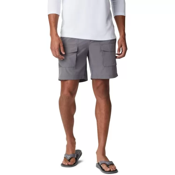 Columbia Mens Permit Iii ShortCity Grey