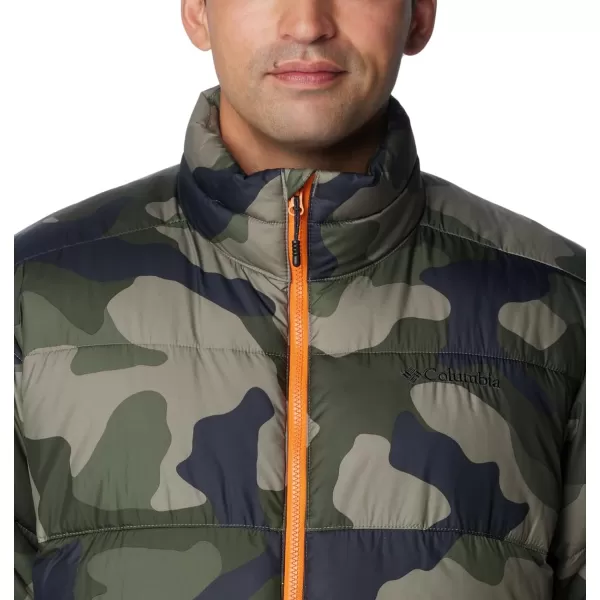 Columbia Mens Pike Lake Ii JacketStone Green Mod Camo Print