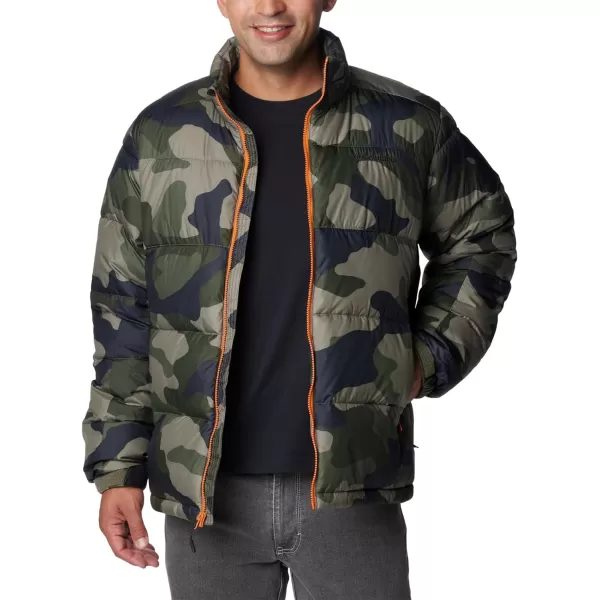 Columbia Mens Pike Lake Ii JacketStone Green Mod Camo Print