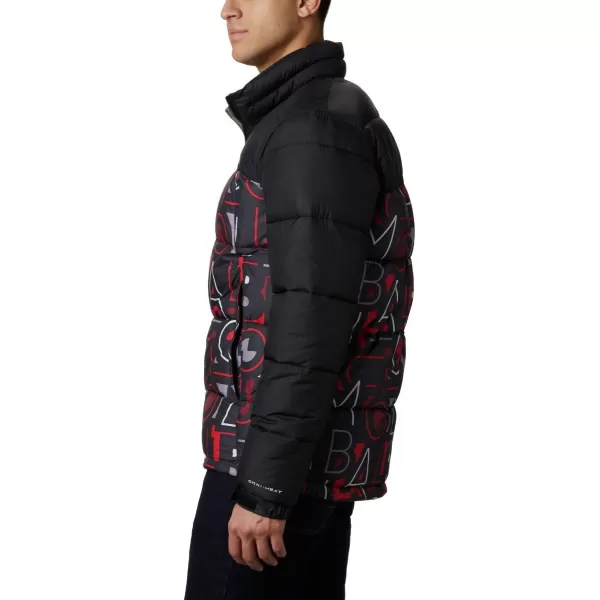 Columbia Mens Pike Lake JacketBlack Multi TypoBlack