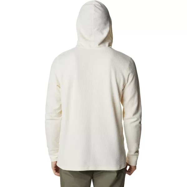 Columbia Mens Pine Peak Waffle HoodieChalk Heather