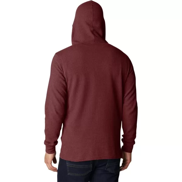 Columbia Mens Pine Peak Waffle HoodieElderberry Heather