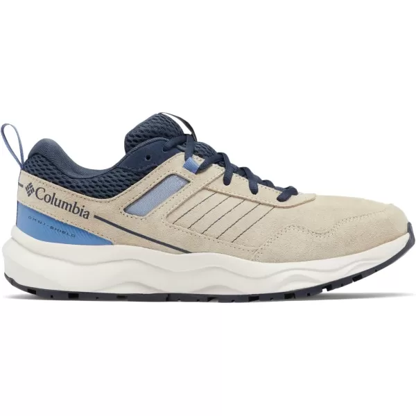Columbia Mens Plateau Venture Hiking ShoeCanvas TanBlue Dusk