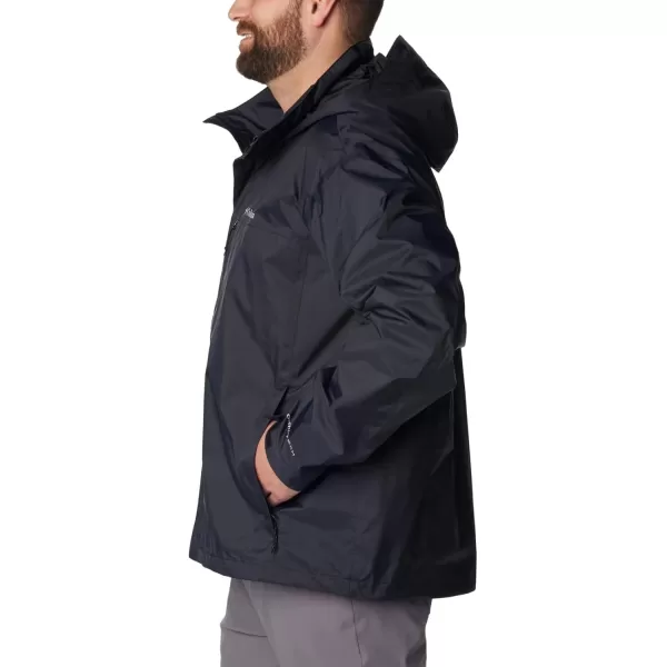 Columbia Mens Pouration Jacket Waterproof  BreathableBlack