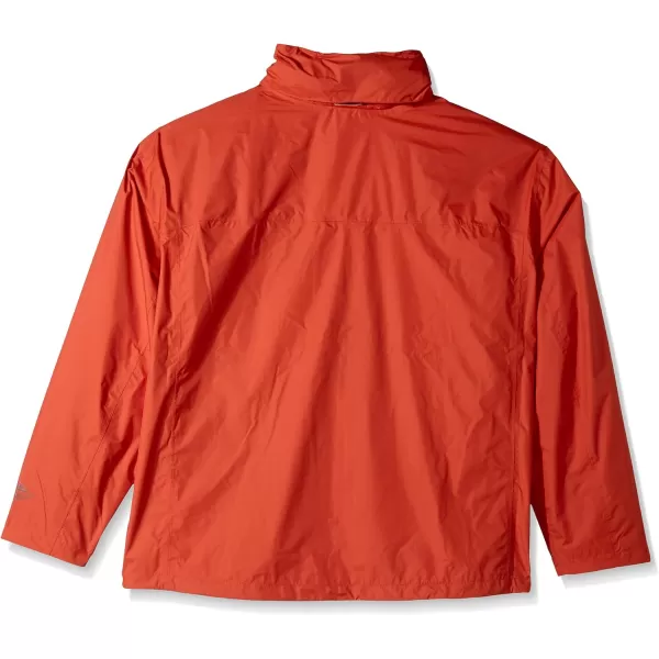 Columbia Mens Pouration Jacket Waterproof  BreathableHot Pepper