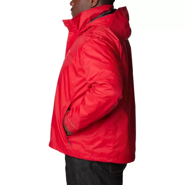 Columbia Mens Pouration Jacket Waterproof  BreathableMountain Red