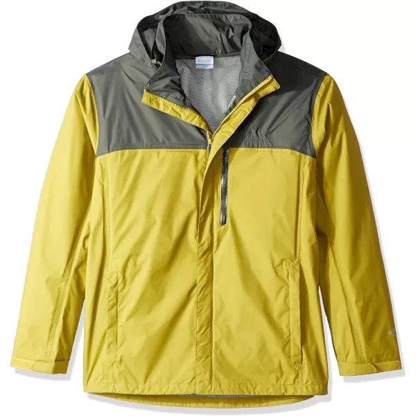 Columbia Mens Pouration Jacket Waterproof  BreathablePeppercornGravel