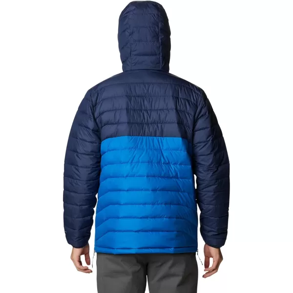 Columbia Mens Powder Lite AnorakBright IndigoCollegiate Navy