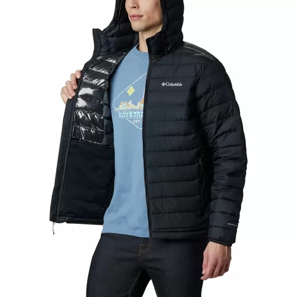 Columbia Mens Powder Lite Hooded JacketBlack