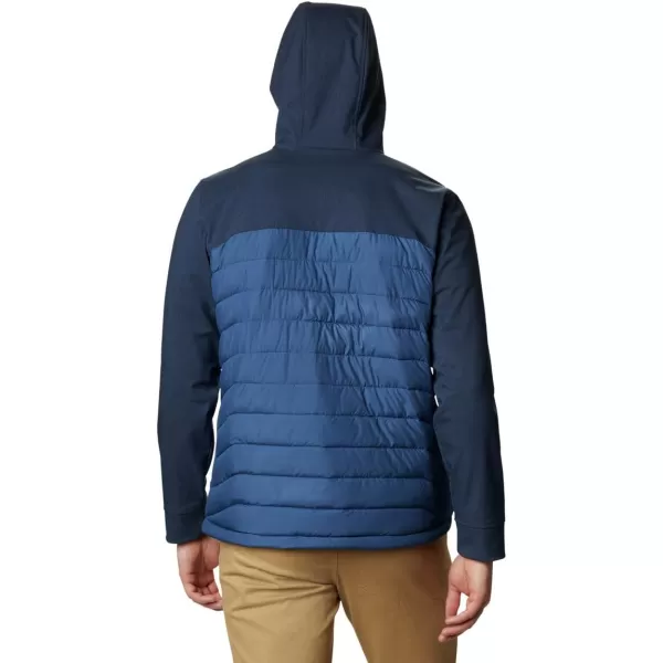 Columbia Mens Powder Lite Hybrid JacketNight TideCollegiate Navy Heather