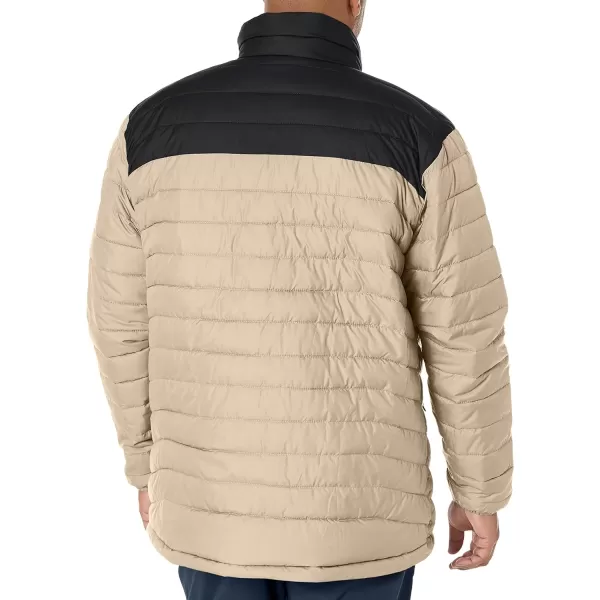 Columbia Mens Powder Lite JacketAncient FossilBlack