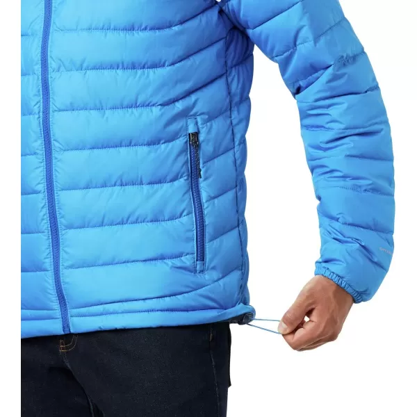 Columbia Mens Powder Lite JacketAzure BlueAzul