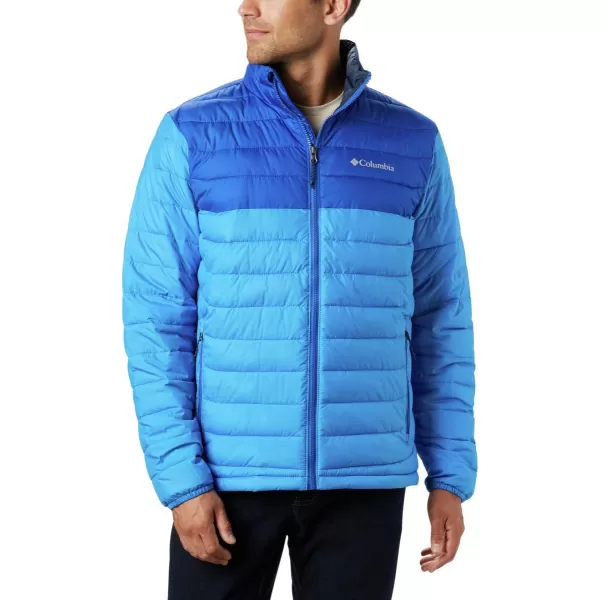 Columbia Mens Powder Lite JacketAzure BlueAzul