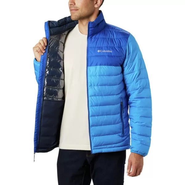 Columbia Mens Powder Lite JacketAzure BlueAzul