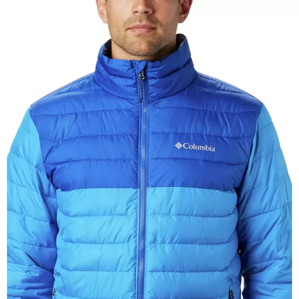 Columbia Mens Powder Lite JacketAzure BlueAzul