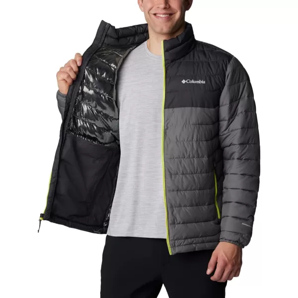 Columbia Mens Powder Lite JacketCity Grey  Shark