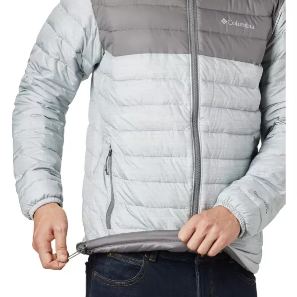 Columbia Mens Powder Lite JacketColumbia Grey HeatherCity Grey