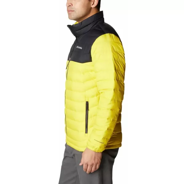 Columbia Mens Powder Lite JacketLaser LemonBlack