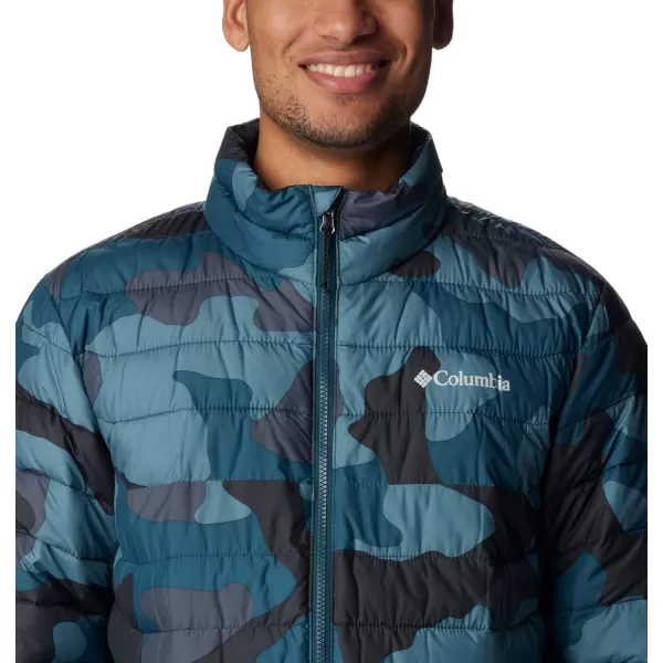 Columbia Mens Powder Lite JacketMetal Mod Camo Print