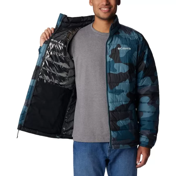 Columbia Mens Powder Lite JacketMetal Mod Camo Print