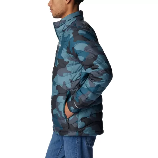 Columbia Mens Powder Lite JacketMetal Mod Camo Print