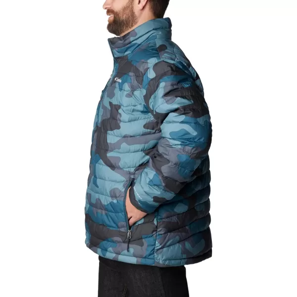 Columbia Mens Powder Lite JacketMetal Mod Camo Print