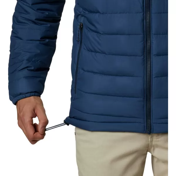 Columbia Mens Powder Lite JacketNight Tide  Collegiate Navy