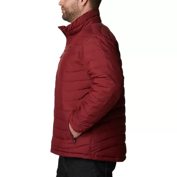 Columbia Mens Powder Lite JacketRed Jasper