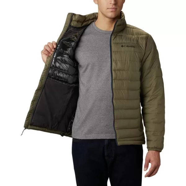 Columbia Mens Powder Lite JacketStone Green