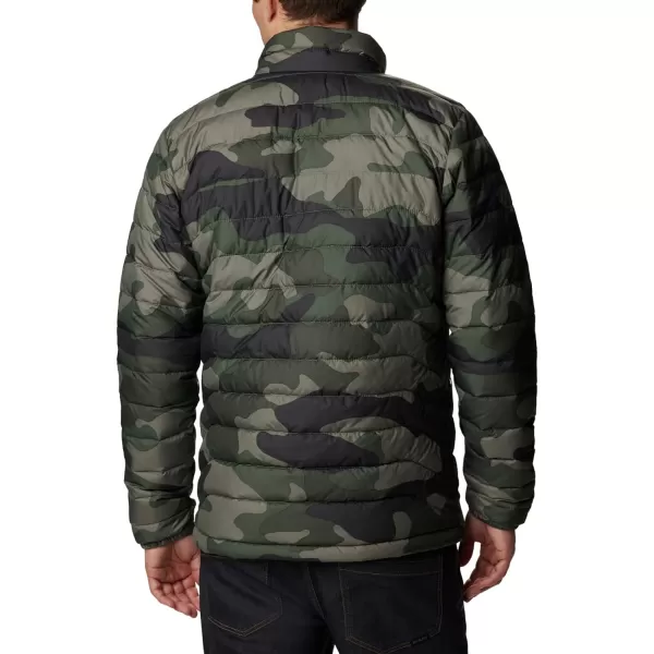 Columbia Mens Powder Lite JacketStone Green Mod Camo Print