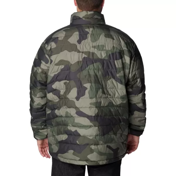 Columbia Mens Powder Lite JacketStone Green Mod Camo Print