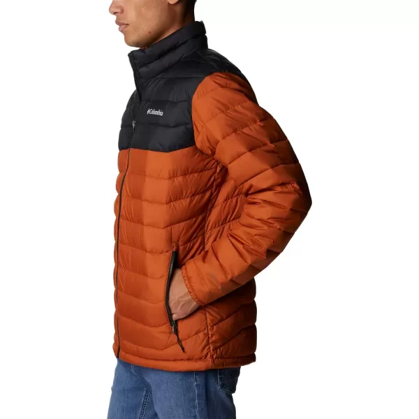 Columbia Mens Powder Lite JacketWarm CopperBlack