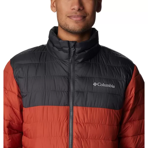 Columbia Mens Powder Lite JacketWarp Red  Shark