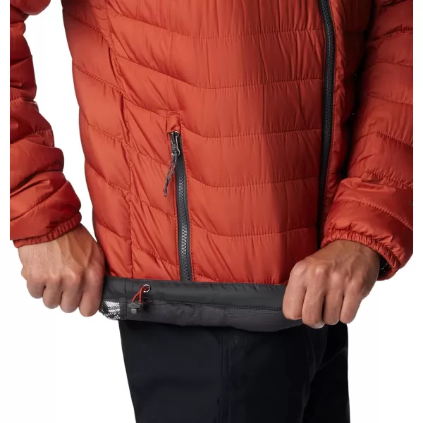 Columbia Mens Powder Lite JacketWarp Red  Shark