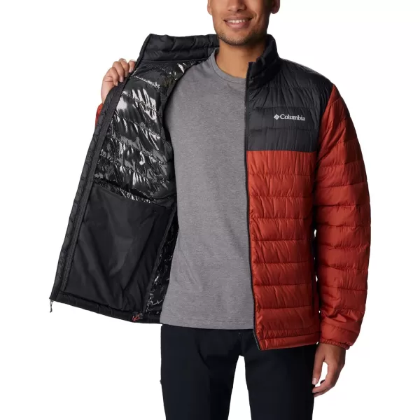 Columbia Mens Powder Lite JacketWarp Red  Shark