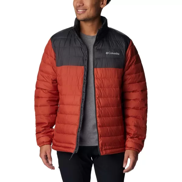 Columbia Mens Powder Lite JacketWarp Red  Shark