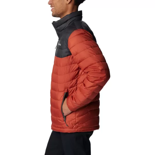 Columbia Mens Powder Lite JacketWarp Red  Shark