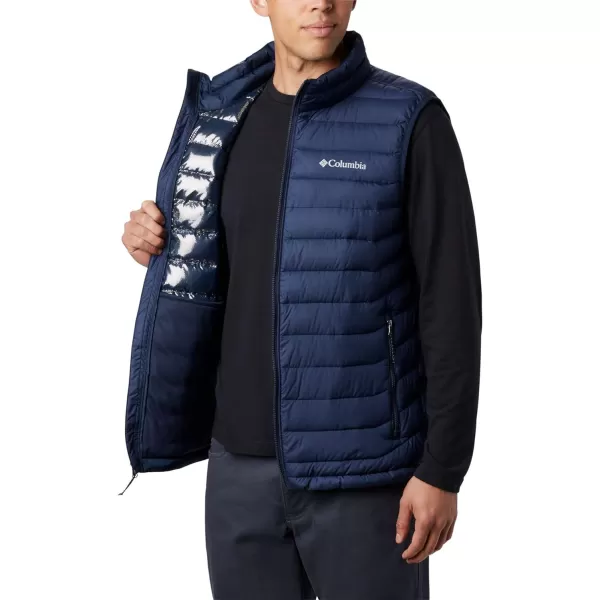 Columbia Mens Powder Lite VestCollegiate Navy