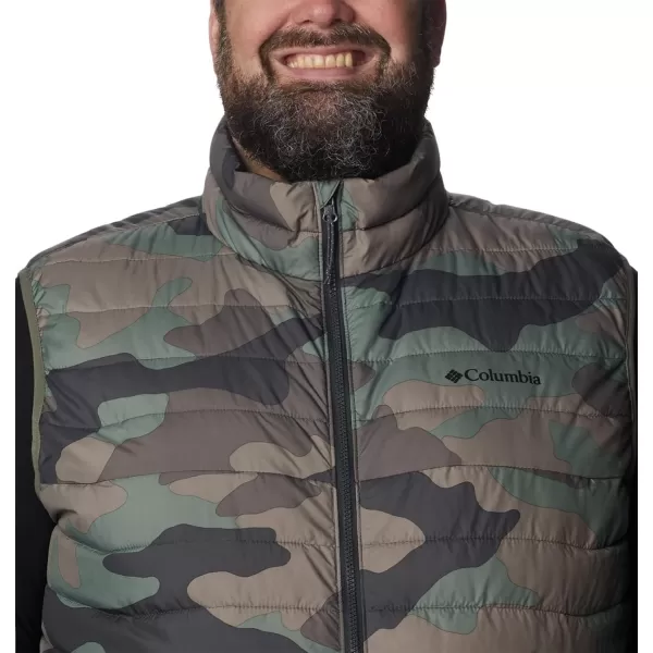 Columbia Mens Powder Lite VestCypress Mod Camo Print