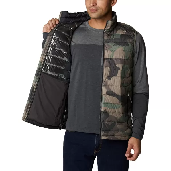 Columbia Mens Powder Lite VestCypress Mod Camo Print