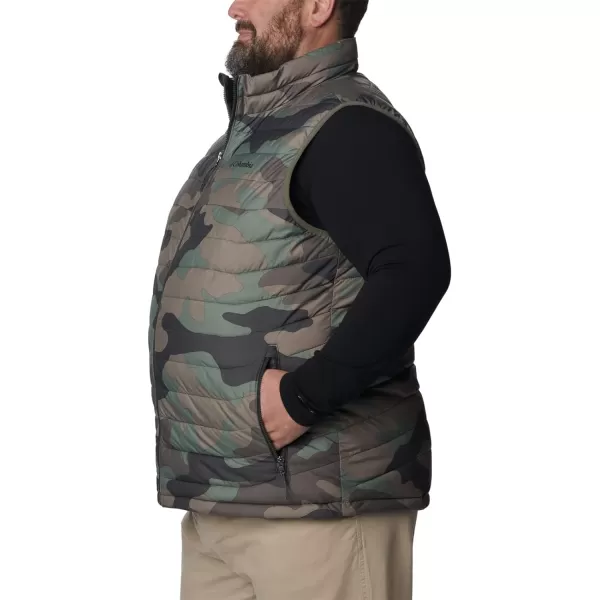 Columbia Mens Powder Lite VestCypress Mod Camo Print