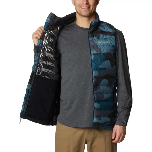 Columbia Mens Powder Lite VestMetal Mod Camo Print