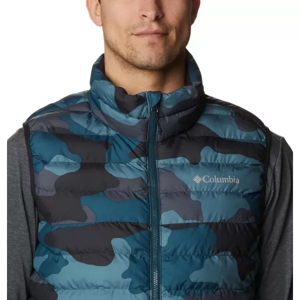 Columbia Mens Powder Lite VestMetal Mod Camo Print