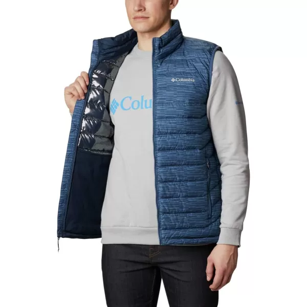 Columbia Mens Powder Lite VestNight Tide Columns