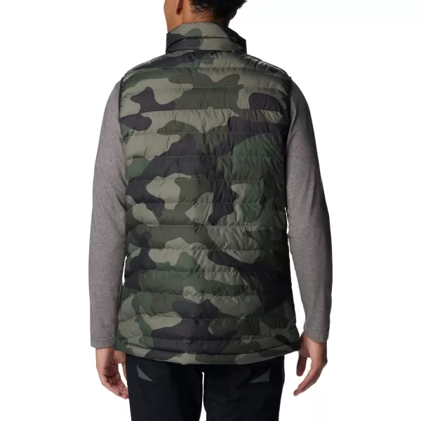 Columbia Mens Powder Lite VestStone Green Mod Camo Print