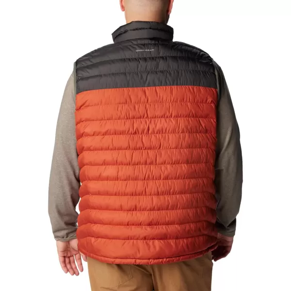 Columbia Mens Powder Lite VestWarp Red  Shark