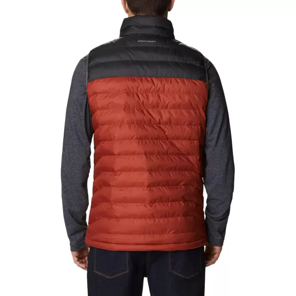 Columbia Mens Powder Lite VestWarp Red  Shark